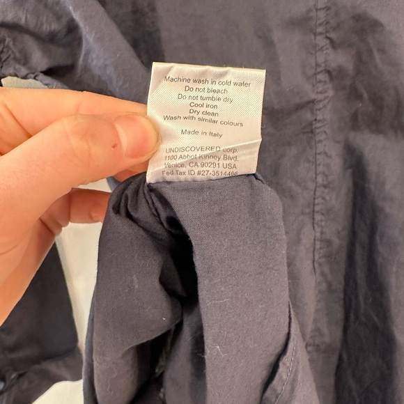 A Shirt Thing Women's Cotton Penelope Top Midnight Navy Size Small Ret $248 - Picture 8 of 11